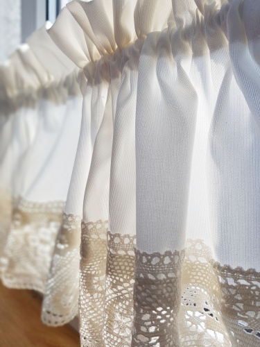 ZESTAW LAMBREKIN UKOS +ZAZDROSTKA KORONKA SHABBY 