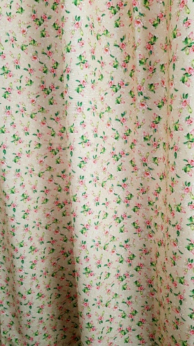 Bieżnik obrus drobne kwiaty panama