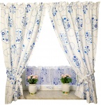 ZAKOSTYL ZASŁONY + ZAZDROSTKA FOLK SERWETKI