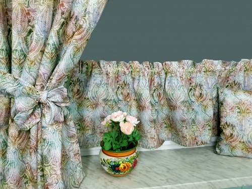 Zakostyl zasłony + zazdrostka klasyk