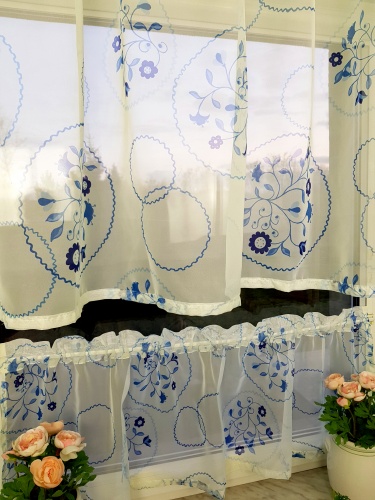 Zestaw lambrekin + zazdrostka folk serwetki