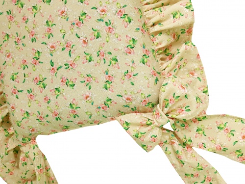  ZAKOSTYL POSZEWKA  NA KRZESŁO VINTAGE SHABBY KWIATY