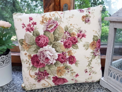 ZAKOSTYL KOMPLET ANGIELSKIE RÓŻE NA KREMIE