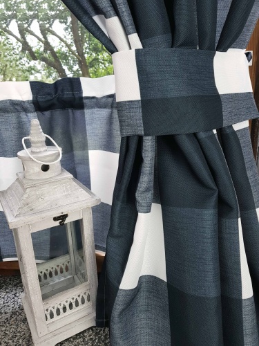 ZAKOSTYL ZASŁONY + ZAZDROSTKA DUŻA KRATKA2