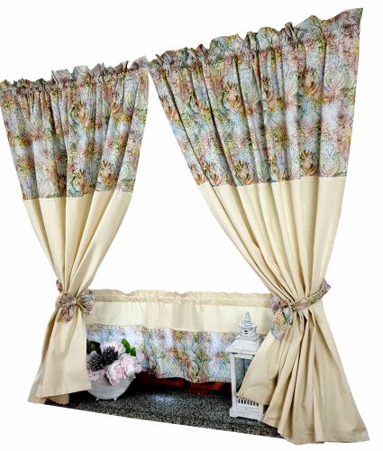 Zakostyl zasłony + zazdrostka klasykVINTAGE SHABBY2