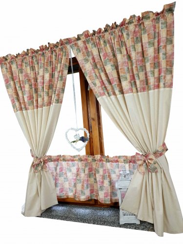 Zakostyl zasłony + zazdrostka klasykVINTAGE SHABBY4