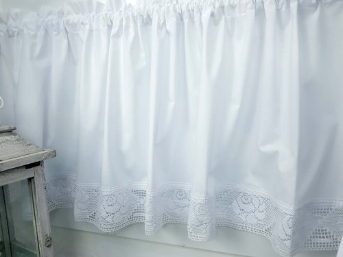 Zazdrostka shabby chic róża koronka2 40cm