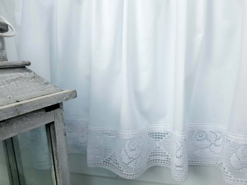 ZAZDROSTKA SHABBY CHIC RÓŻA KORONKA2 40CM 