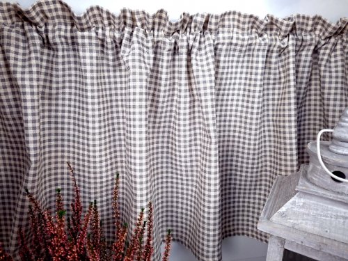 Zakostyl zazdrostka szara krata vintage