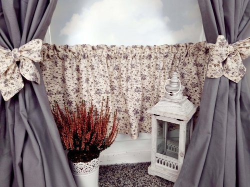 ZAKOSTYL KOMPLET VINTAGE RÓŻA SZARA 10