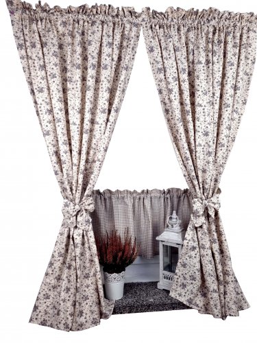 ZAKOSTYL ZASŁONY + ZAZDROSTKA VINTAGE SHABBY 9