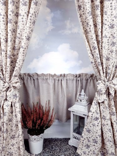 ZAKOSTYL ZASŁONY + ZAZDROSTKA VINTAGE SHABBY 9