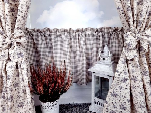 ZAKOSTYL ZASŁONY + ZAZDROSTKA VINTAGE SHABBY 9