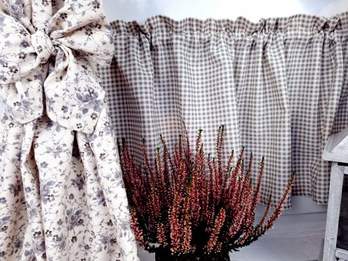 ZAKOSTYL ZASŁONY + ZAZDROSTKA VINTAGE SHABBY 9