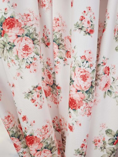 ZAKOSTYL ZASŁONY + ZAZDROSTKA RÓŻE RÓŻOWE