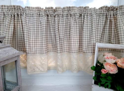 ZAKOSTYL ZAZDROSTKA SZARA KRATA VINTAGE 2