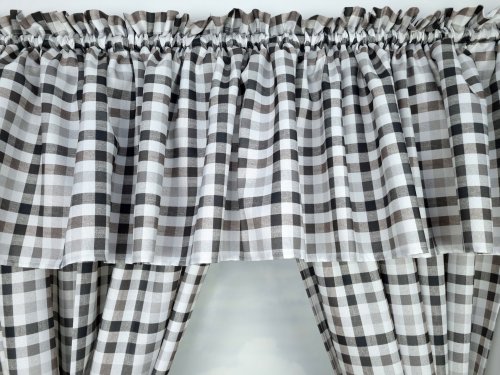 ZAKOSTYL KOMPLET CIEMNY BRĄZ KRATKA