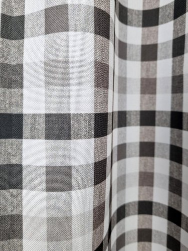 ZAKOSTYL KOMPLET CIEMNY BRĄZ KRATKA