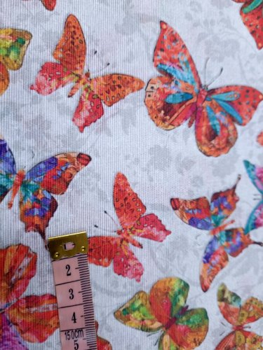 TKANINA DEKORACYJNA MOTYLE 1mb
