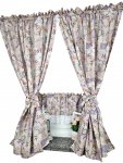 ZAKOSTYL ZASŁONY + ZAZDROSTKA LAWENDA VINTAGE