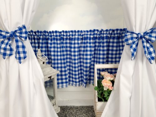 ZAKOSTYL ZASŁONY + ZAZDROSTKA KRATA Z BIAŁYM