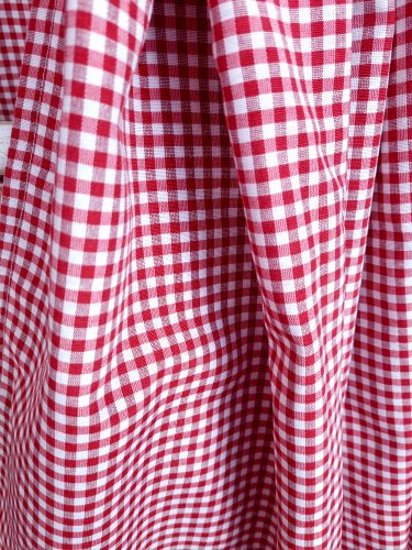 ZAKOSTYL KOMPLET CZERWONA KRATKA VICHY OBUSTRONNA