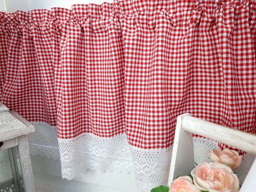 ZAKOSTYL ZAZDROSTKA CZERWONA KRATA KORONKA2