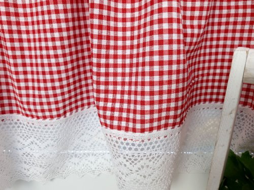 ZAKOSTYL ZAZDROSTKA CZERWONA KRATA KORONKA2