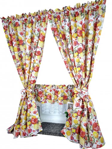 ZAKOSTYL ZASŁONY + ZAZDROSTKA CYTRYNY GRANATY