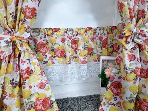 ZAKOSTYL ZASŁONY + ZAZDROSTKA CYTRYNY GRANATY