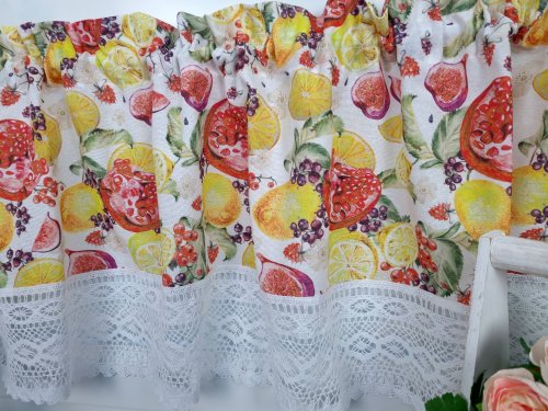 ZAKOSTYL ZAZDROSTKA CYTRYNY GRANATY KORONKA