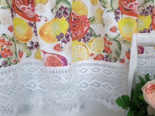 ZAKOSTYL ZAZDROSTKA CYTRYNY GRANATY KORONKA