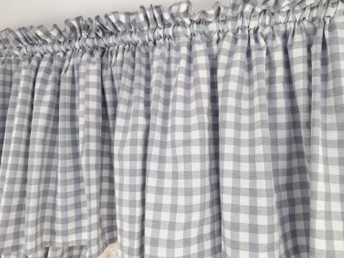 ZAKOSTYL KOMPLET SZARA KRATKA OBUSTRONNA