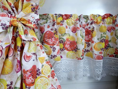 ZAKOSTYL ZASŁONY + ZAZDROSTKA CYTRYNY GRANATY