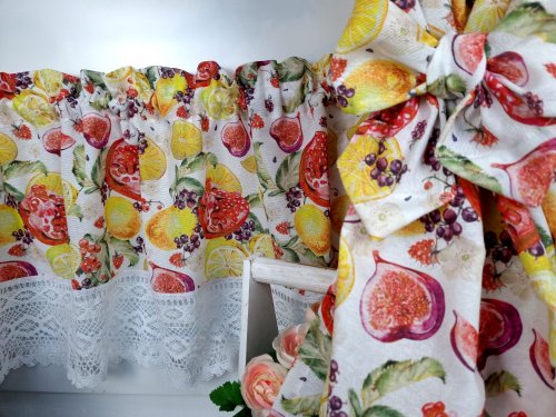 ZAKOSTYL ZASŁONY + ZAZDROSTKA CYTRYNY GRANATY