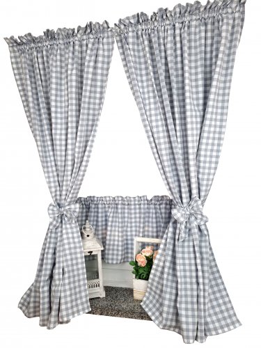 ZAKOSTYL ZASŁONY + ZAZDROSTKA KRATKA OBUSTRONNA