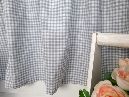 ZAKOSTYL ZAZDROSTKA SZARA KRATECZKA VICHY OBUSTRONNA