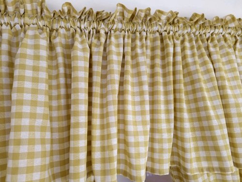 ZAKOSTYL ZASŁONY+LAMBREKIN BEŻ-BRĄZ KRATA KORONKA