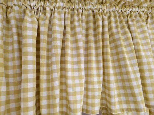 ZAKOSTYL KOMPLET BEŻ-BRĄZ KRATKA OBUSTRONNA 