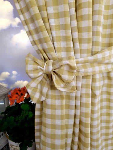 ZAKOSTYL KOMPLET BEŻ-BRĄZ KRATKA OBUSTRONNA 