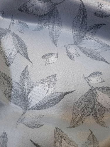 TKANINA EKSKLUZYWNA SREBRNA GRUBY ŻAKARD 1mb