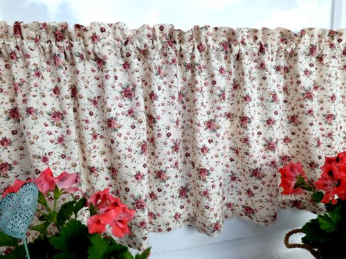 Zakostyl zazdrostka małe róże (tkanina recykling eko)