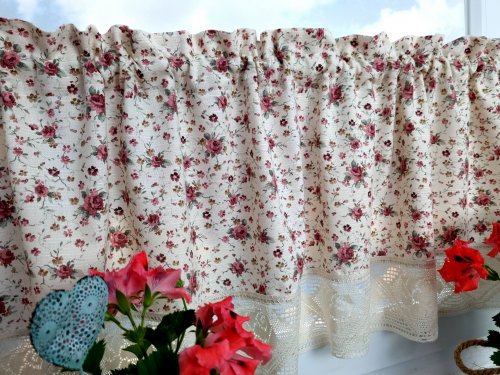 ZAKOSTYL ZAZDROSTKA KREM MAŁE RÓŻE PROWANSJA