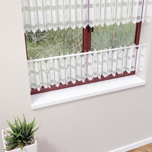 ZAZDROSTKA HAFTOWANY BATYST KORONKA 98900  (cena za 0,50mb)