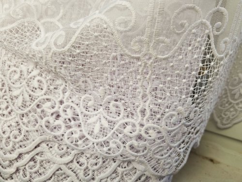 ZAZDROSTKA MARKIZETA HAFT GIPIURA  (cena za 0,50mb)