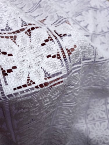 BIEŻNIK OBRUS ŻAKARD JAK KORONKA