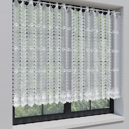 ZAZDROSTKA GIPIURA HAFT KLASYK RÓŻE  (cena za 0,50mb)