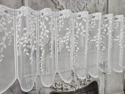 ZAZDROSTKA HAFTY ŻAKARD HOME 40CM, 75CM  (cena za 0,50mb)