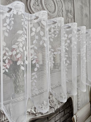 ZAZDROSTKA HAFTY ŻAKARD HOME 40CM, 75CM  (cena za 0,50mb)