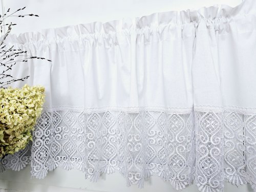 ZAZDROSTKA SHABBY CHIC BIAŁA GIPIURA 40CM 